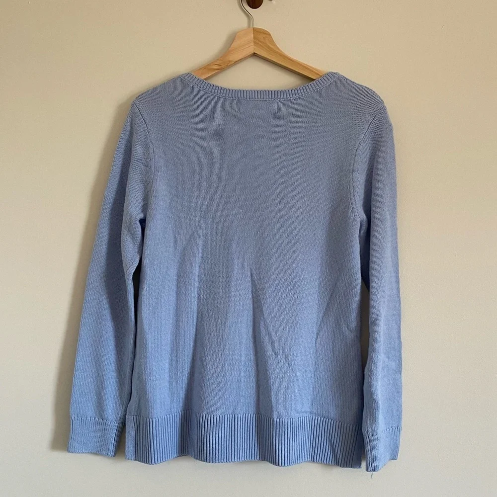 Karen Scott Cable Front Sweater